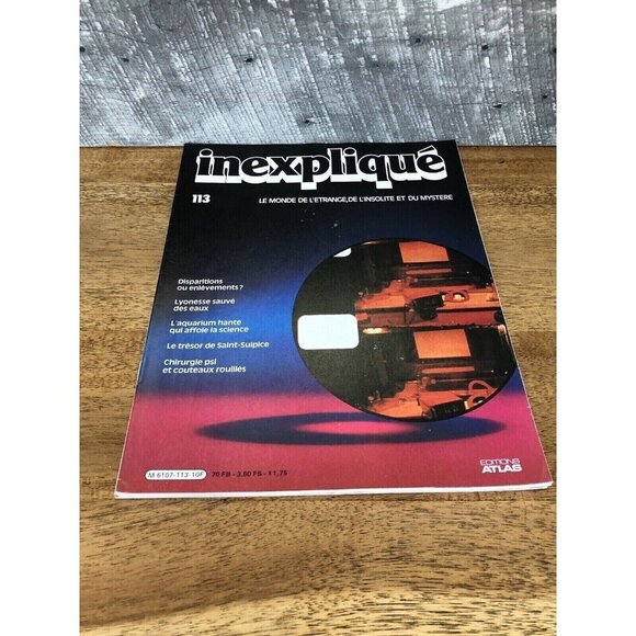 (Lot of 10) Inexpliqué le Monde de L'étrange Mystère Magazines #110-119 VG 80s - Picture 8 of 11